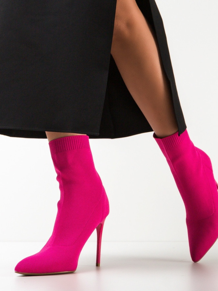 Botine dama Gluty Fuchsia
