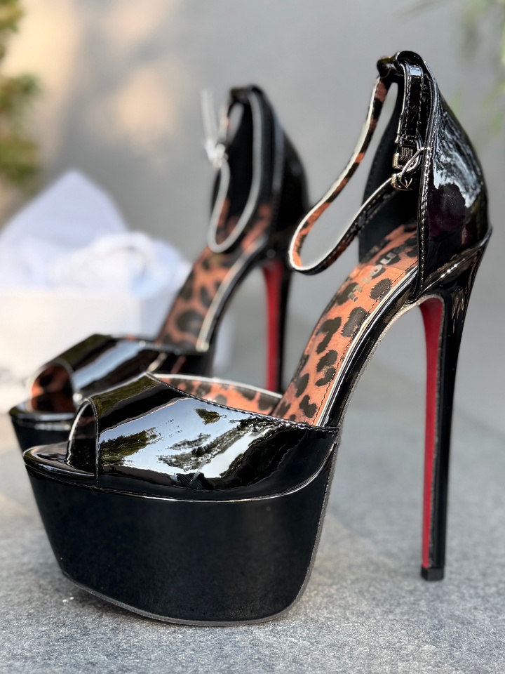 Sandale cu toc Ninesa Negre 2