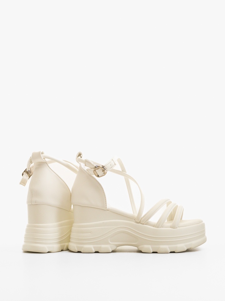 Sandale dama Leelo Albe