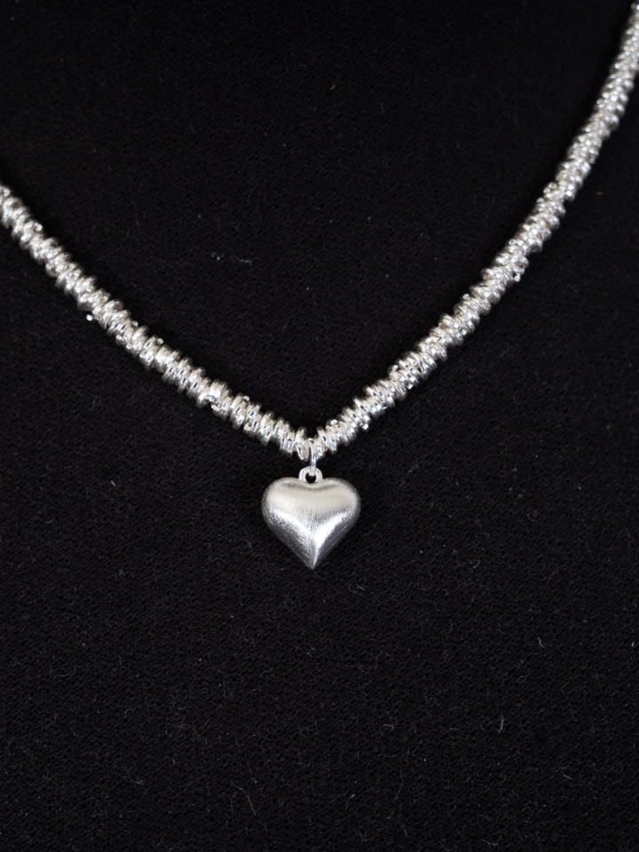 Colier Bybbs Argintiu 2