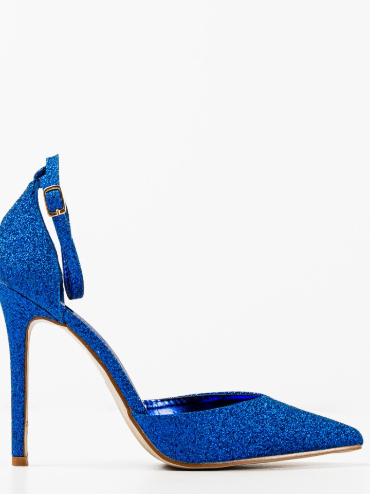 Pantofi cu toc Sofly Argintii