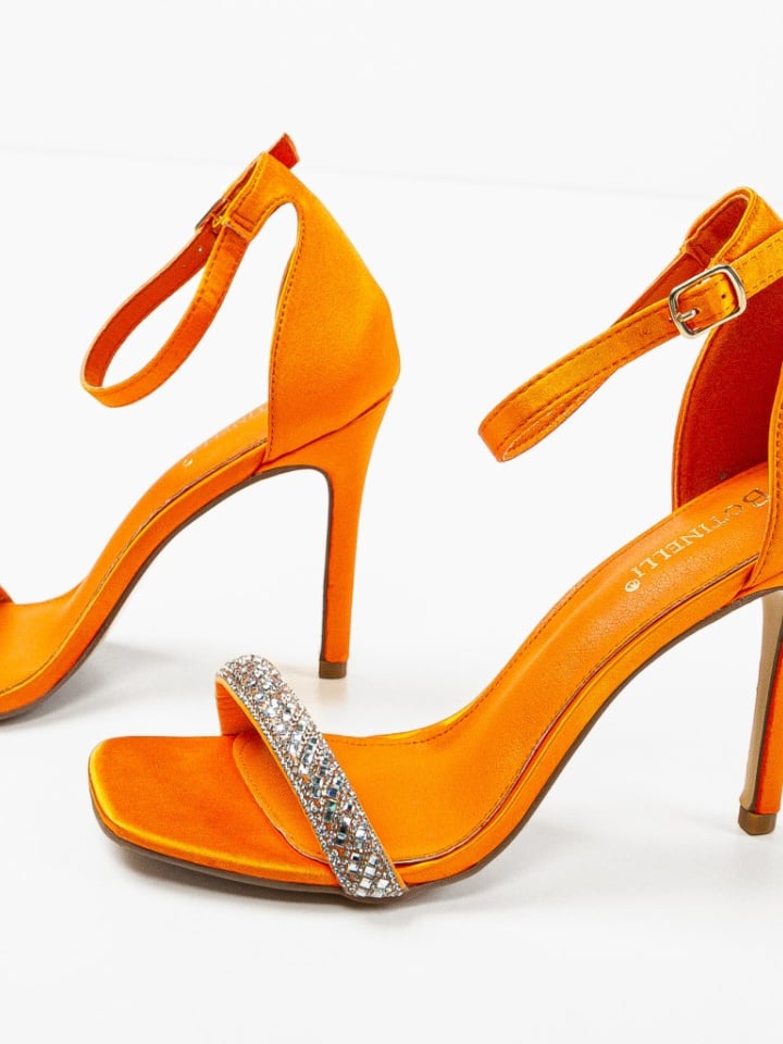 Sandale cu toc Eteset Roz