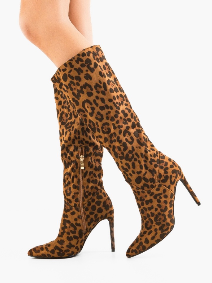 Cizme dama Hildre Animal Print