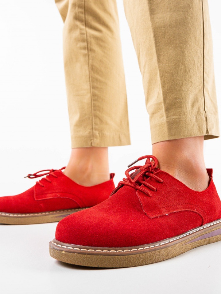 Pantofi Casual Romena Rosii