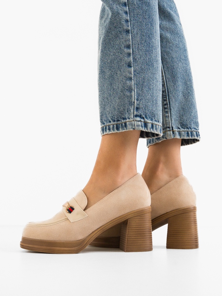 Pantofi dama Tamlan Bej