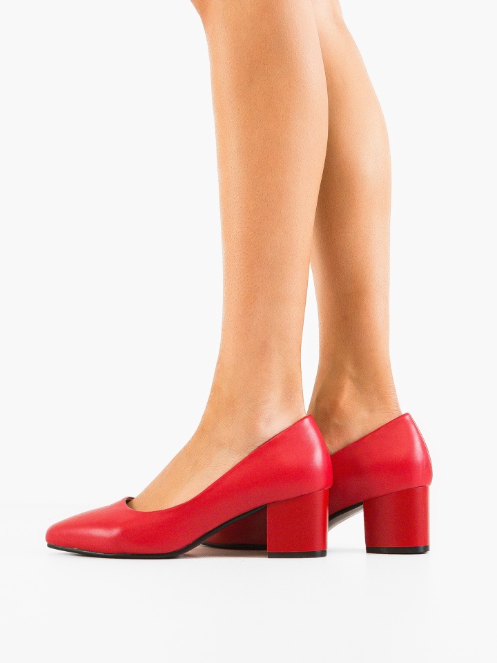 Pantofi dama Perkins Rosii