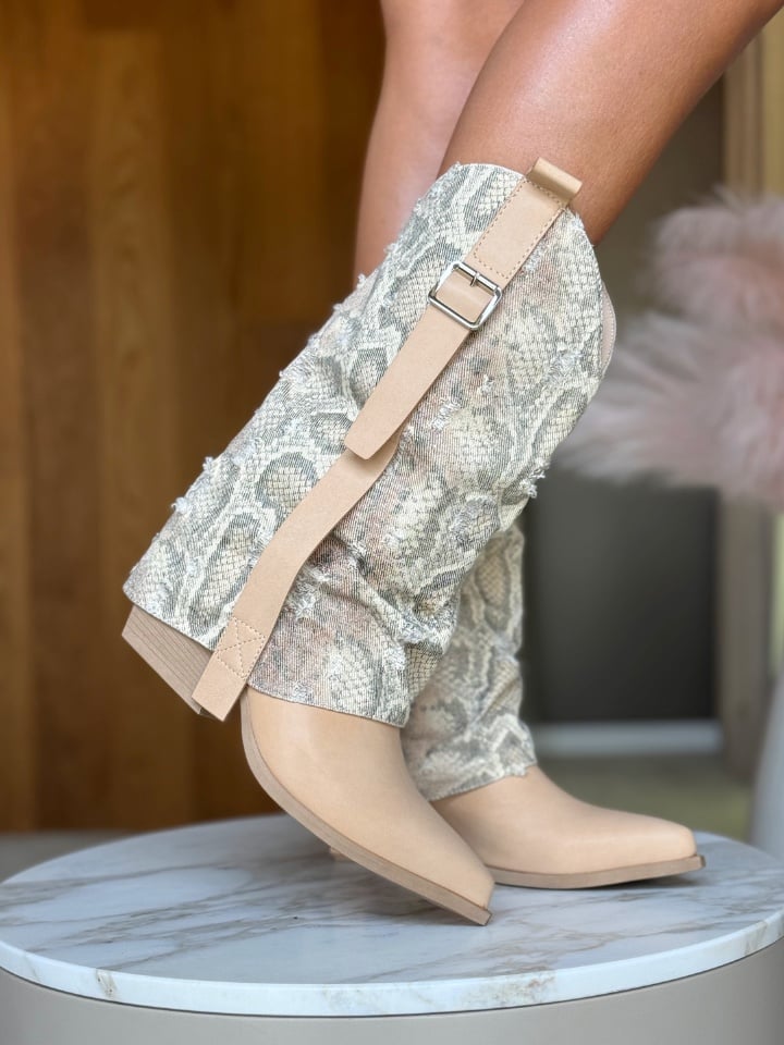 Botine dama Inga Print 2