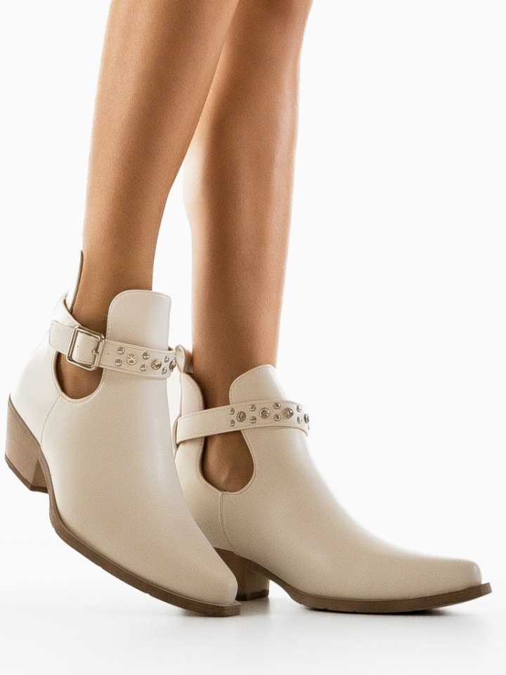 Botine dama Gianna Albe