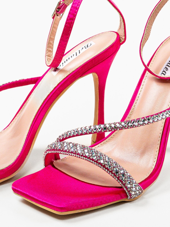 Sandale cu toc Franciszek Fuchsia