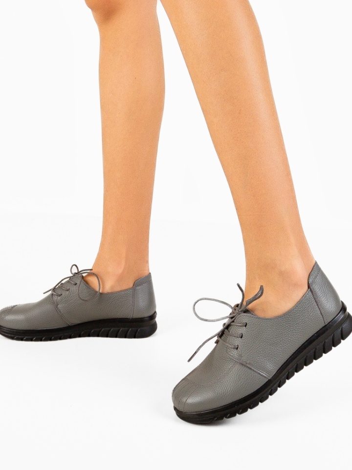 Pantofi Casual Leonates Gri