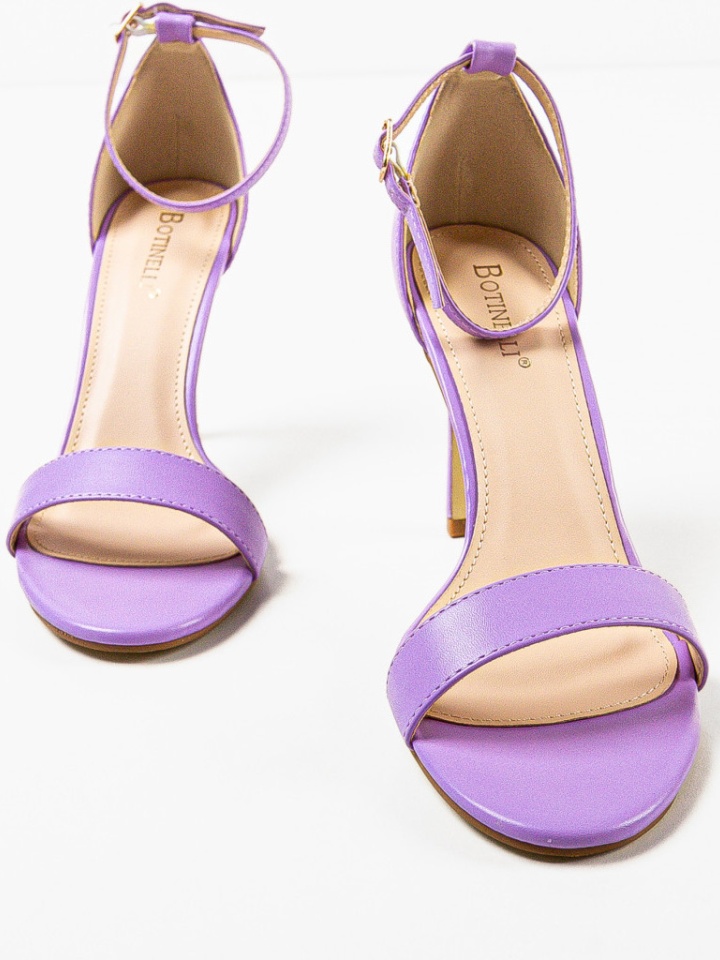 Sandale cu toc Rekoman Negre