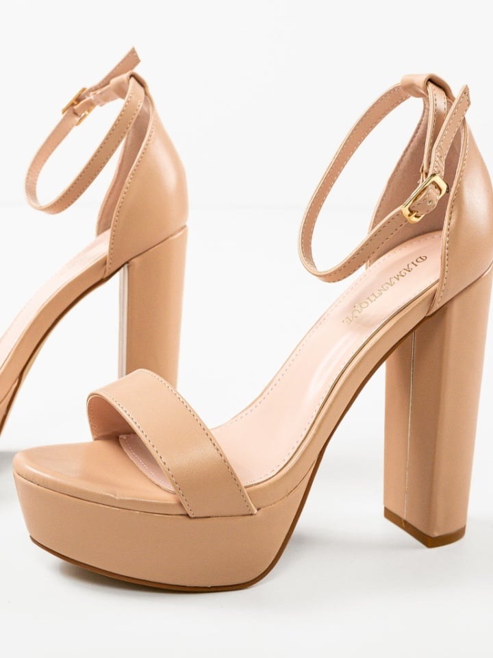 Sandale cu toc Reich Negre