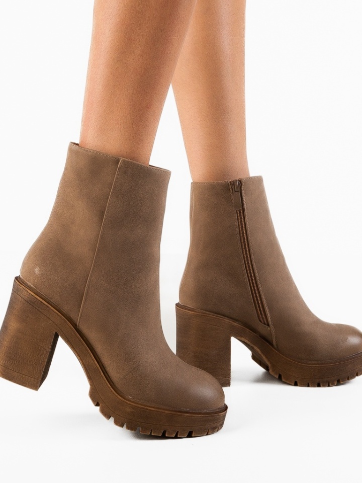 Botine dama Guevara Khaki