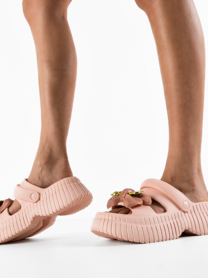 Papuci dama Beutel Roz