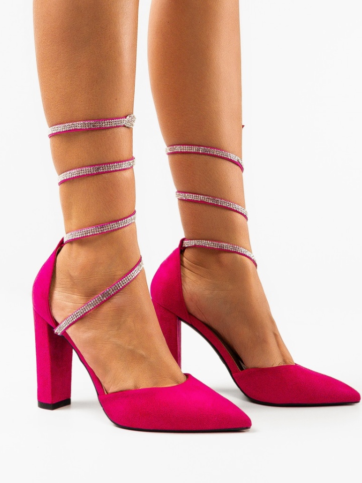 Pantofi cu toc Kyk Fuchsia