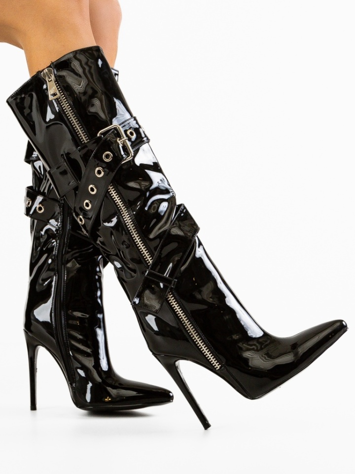 Cizme dama Estesso Negre