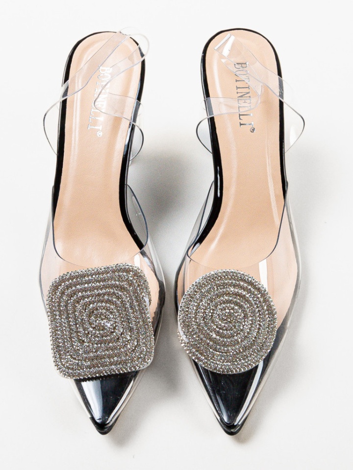 Pantofi cu toc Ramya Verzi