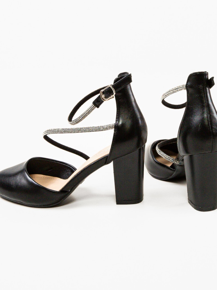 Pantofi cu toc Lyzya Negre 2