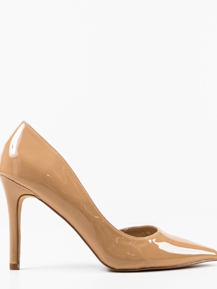 Pantofi cu toc Zayan Albi