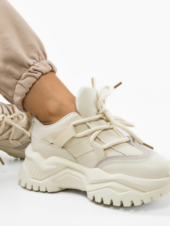 Sneakers dama Harding Bej