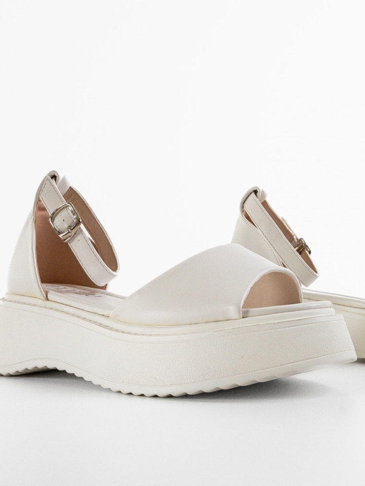 Sandale dama Scribe Albe