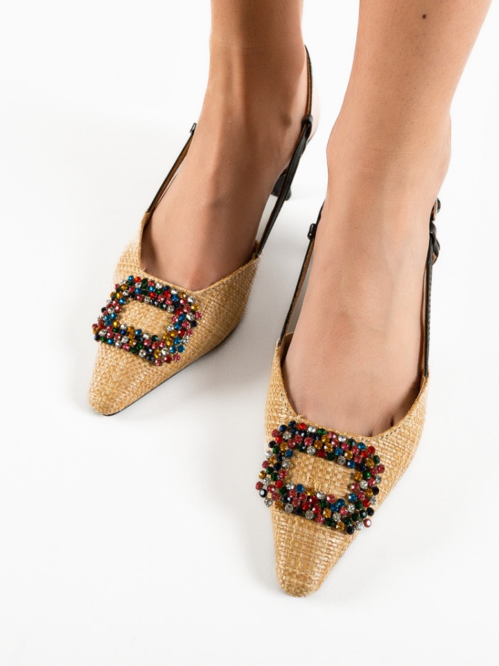 Pantofi dama Rafiana Bej