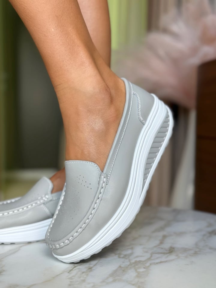 Pantofi Casual Musta Gri