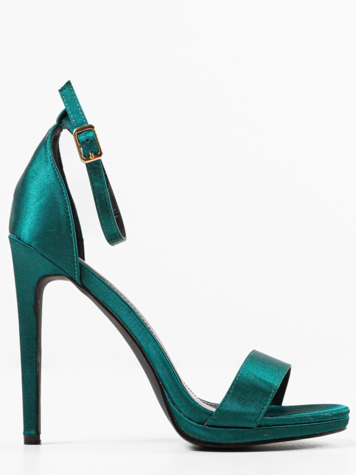 Sandale cu toc Doka Bej