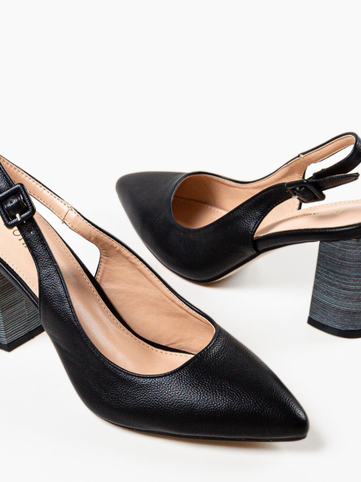 Pantofi cu toc Soka Albastrii