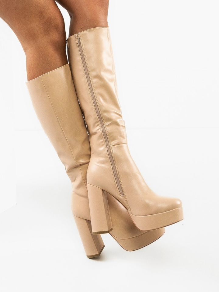 Cizme dama Santos Bej