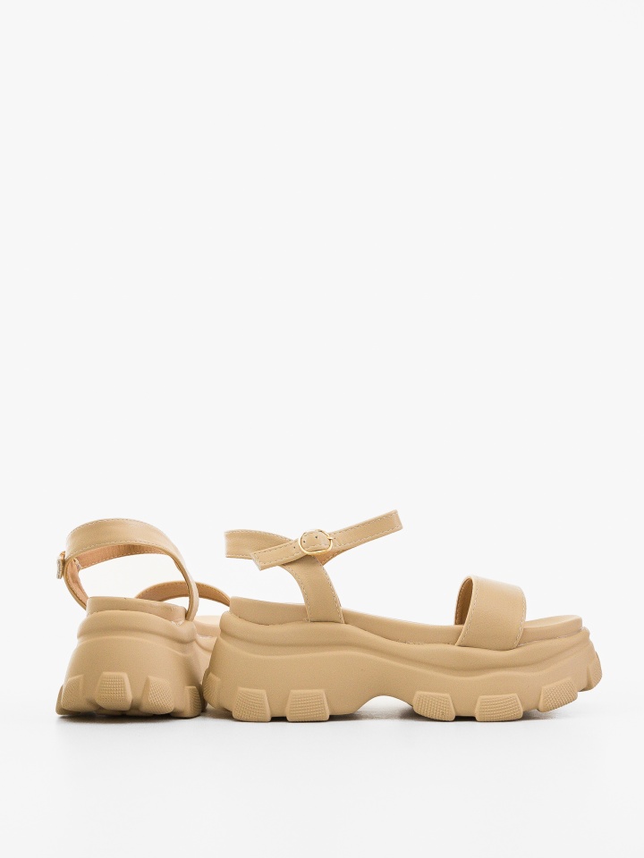 Sandale dama Aviv Bej