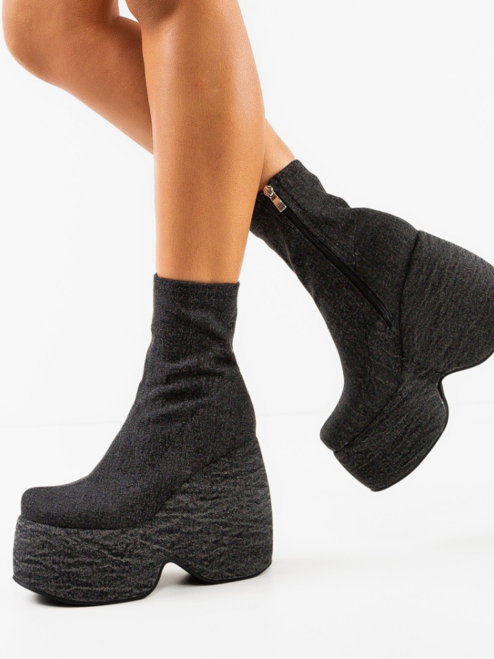 Botine dama Stelar Albastre 2