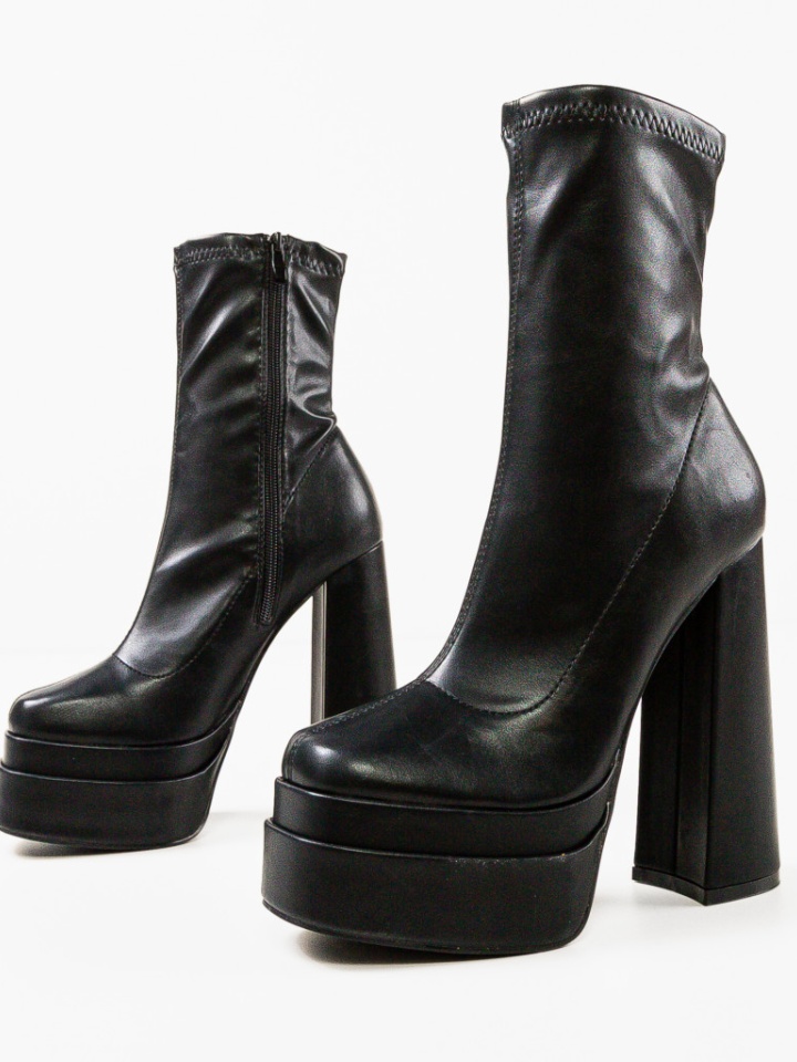 Botine dama Platouy Negre