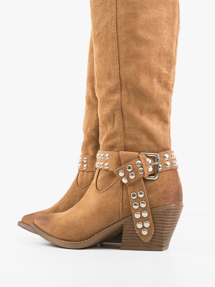 Cizme dama Caspar Khaki