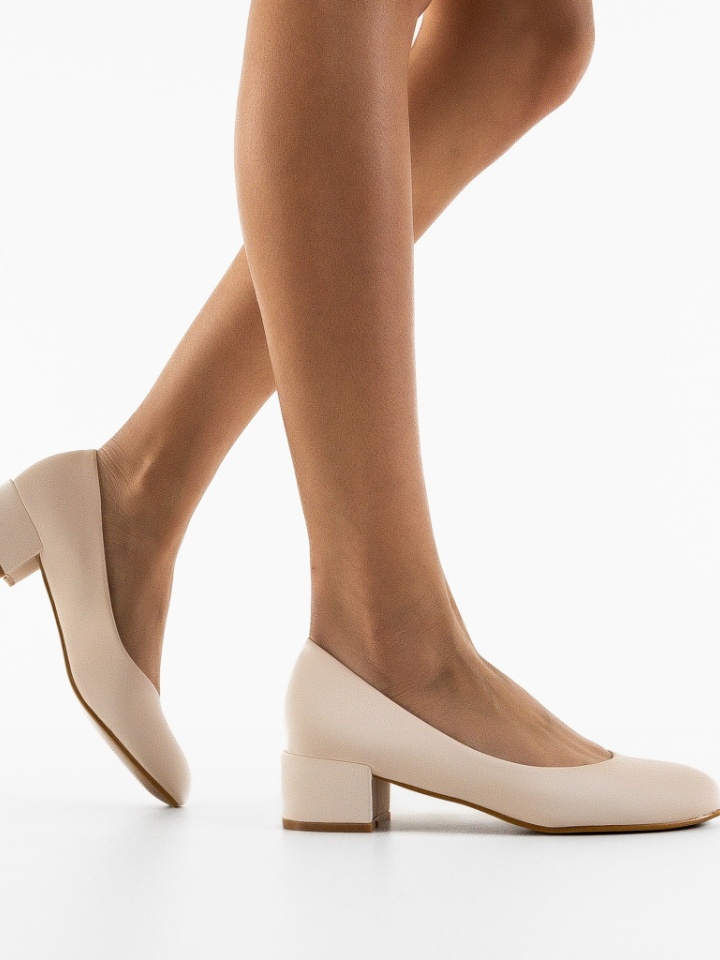 Pantofi dama Nora Bej 2