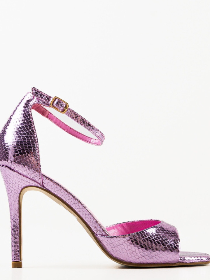 Sandale cu toc Lekaz Negri