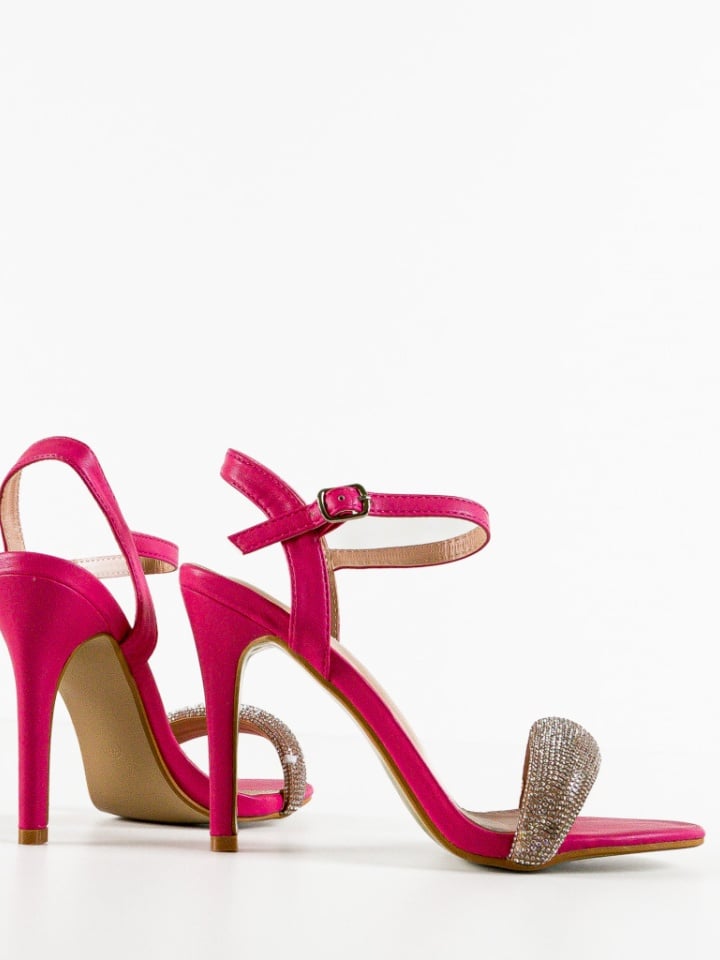 Sandale cu toc Cybill Nude