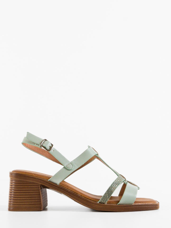 Sandale cu toc Sevyn Verzi