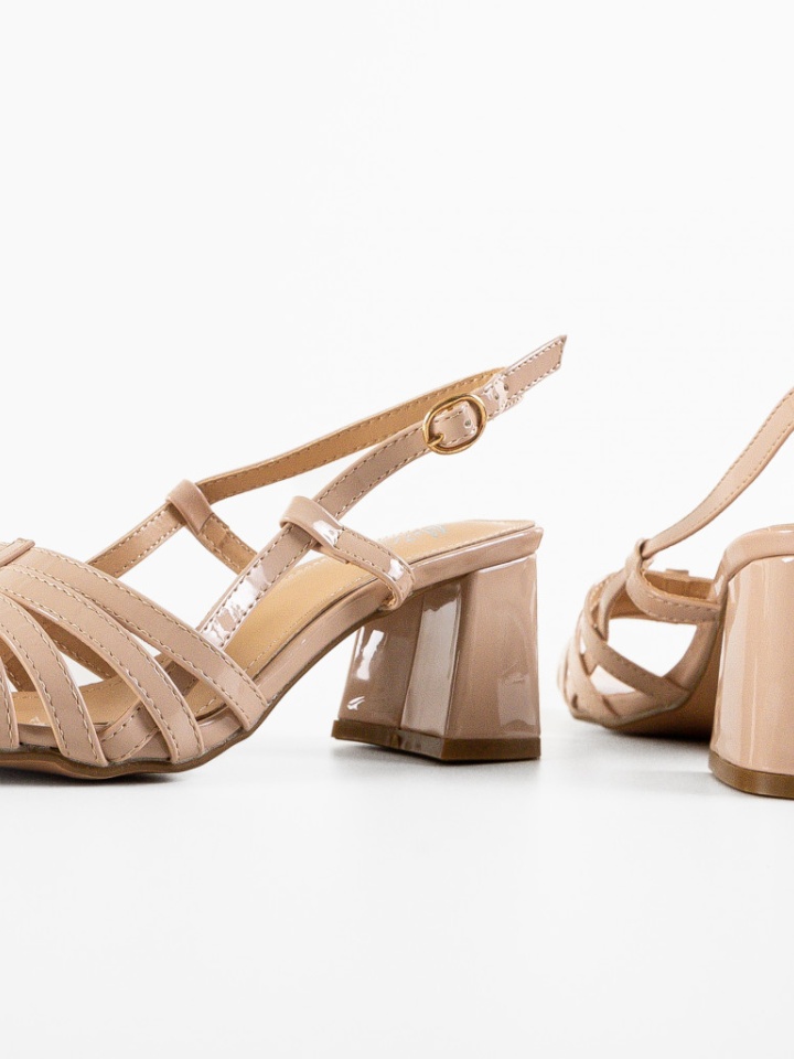 Sandale cu toc Stussy Argintii