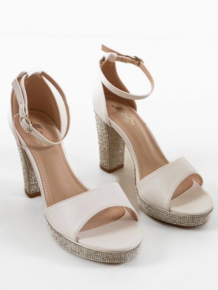 Sandale cu toc Omegon Negre 2