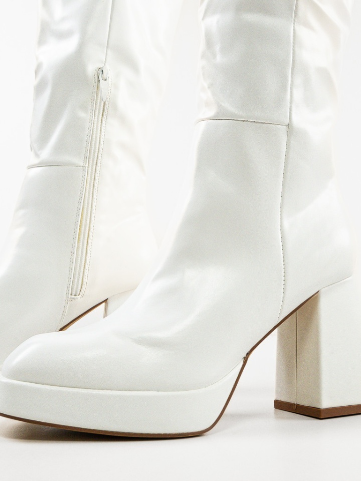 Cizme dama Freya Albe