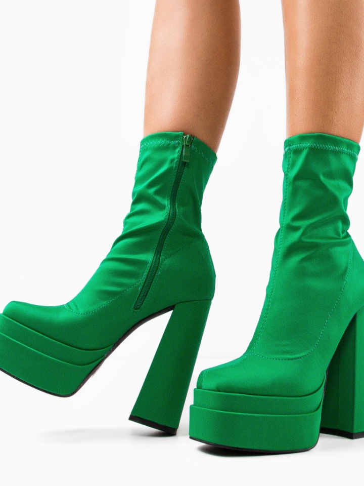 Botine dama Platona Negre