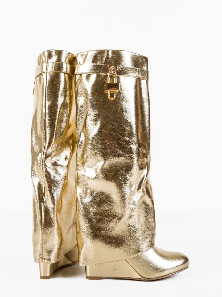 Cizme dama Ahmed Argintii