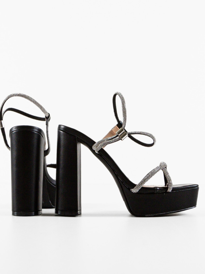 Sandale cu toc Miran Aurii