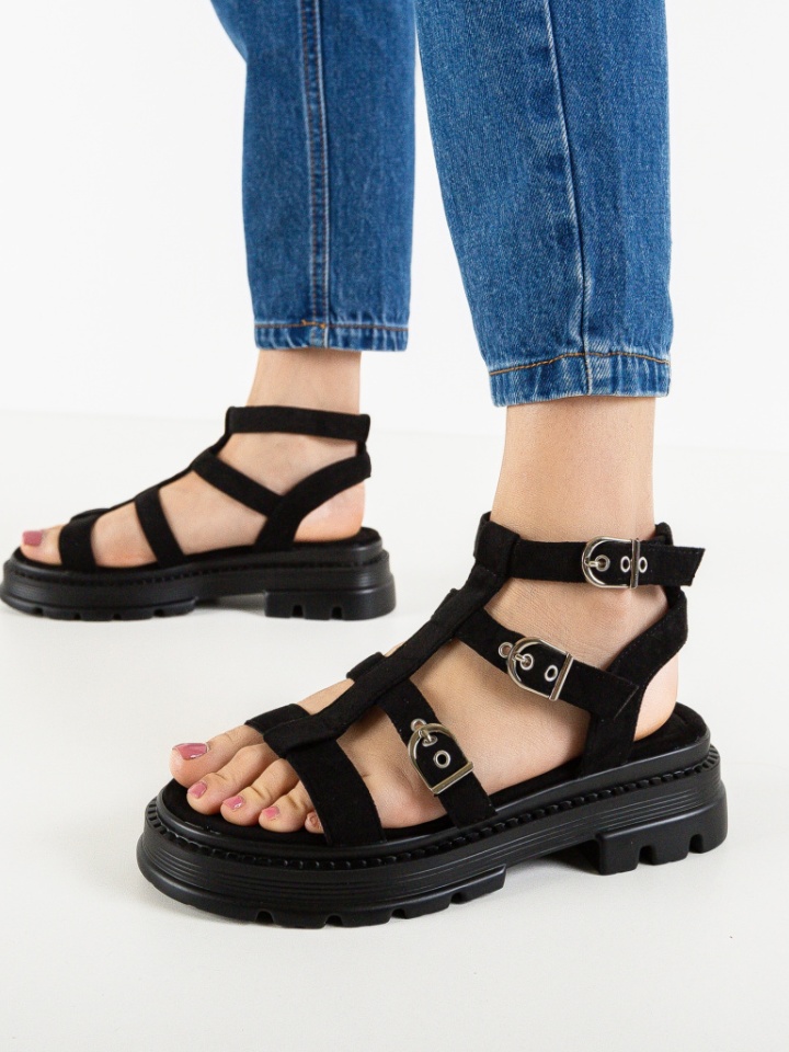 Sandale dama Haga Negre