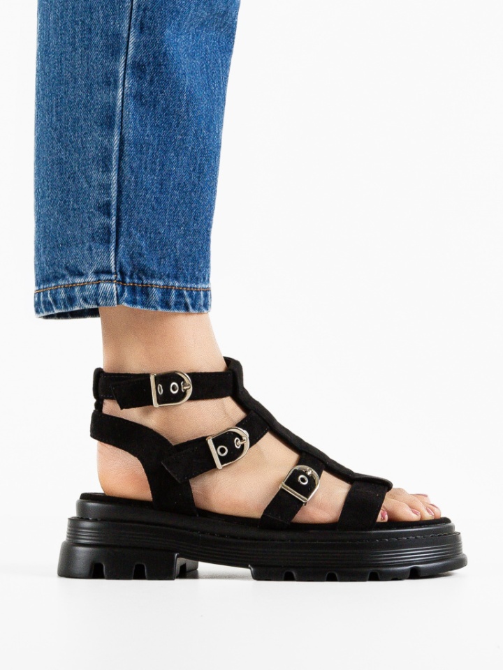 Sandale dama Haga Negre