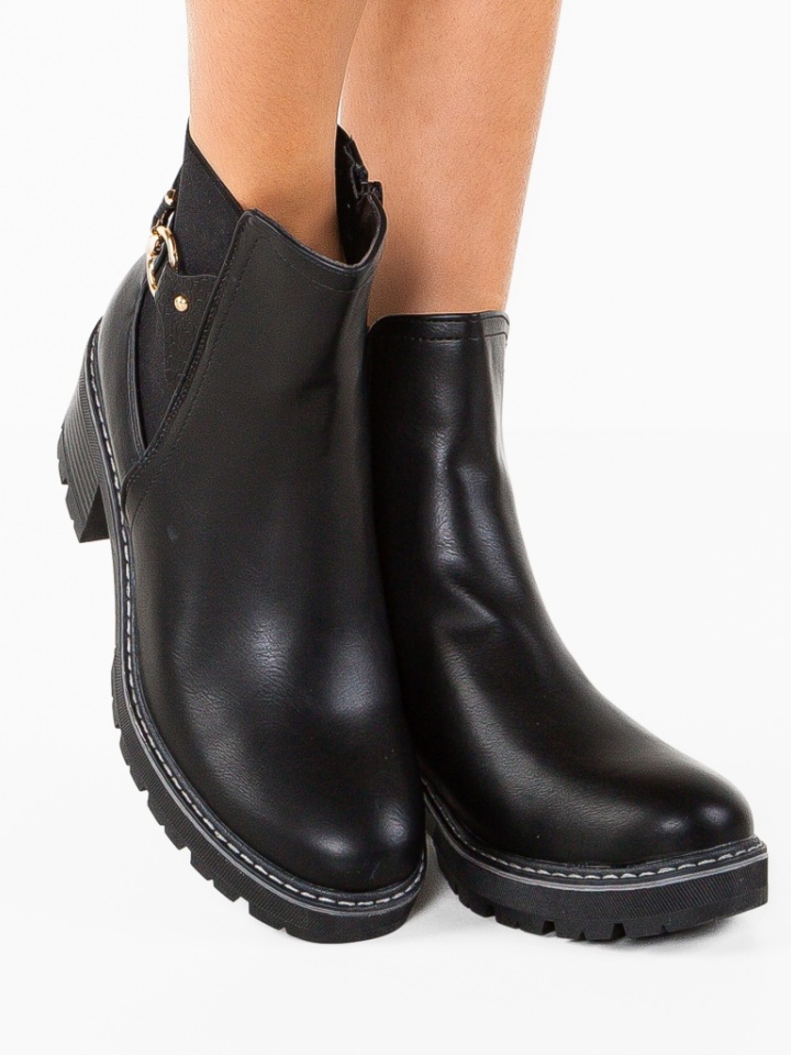 Botine dama Ross Negre