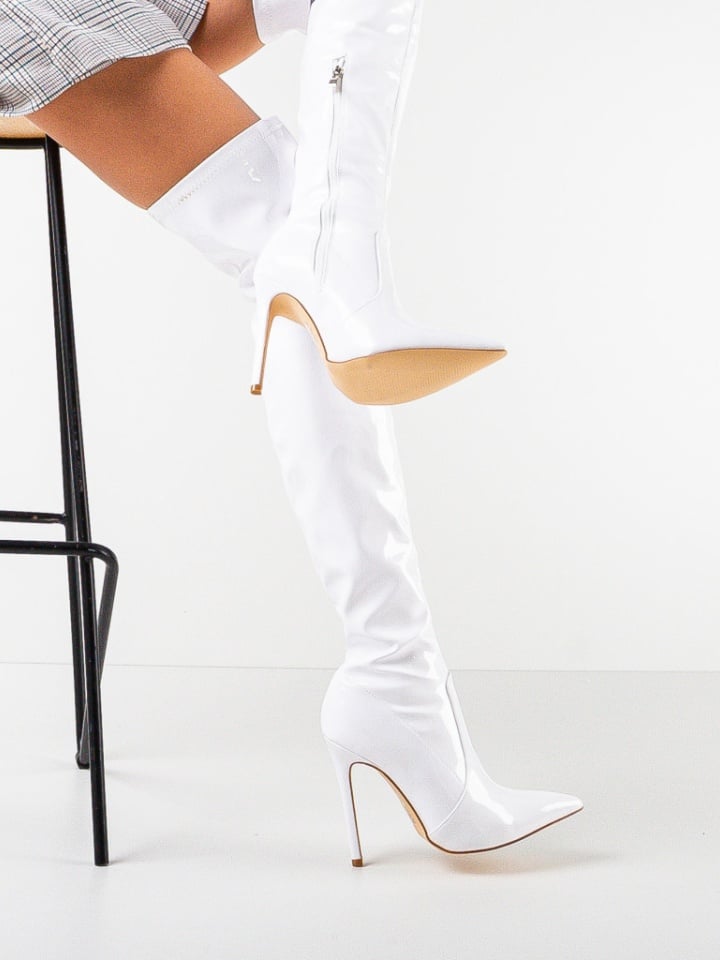 Cizme dama Romio Albe