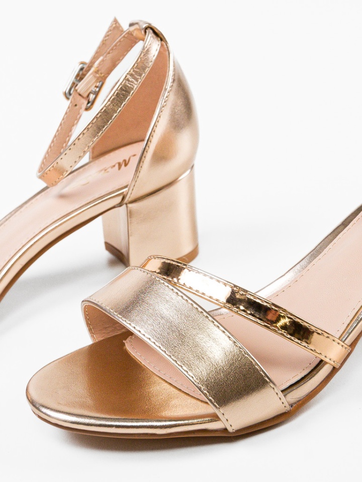 Sandale cu toc Urszula Argintii