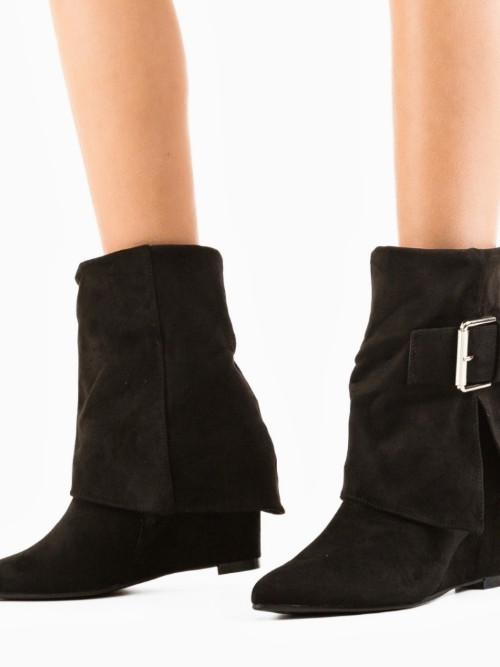 Botine dama Zhou Negre